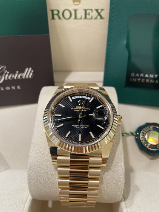 Daydate Oro-Nero President 40mm 228238