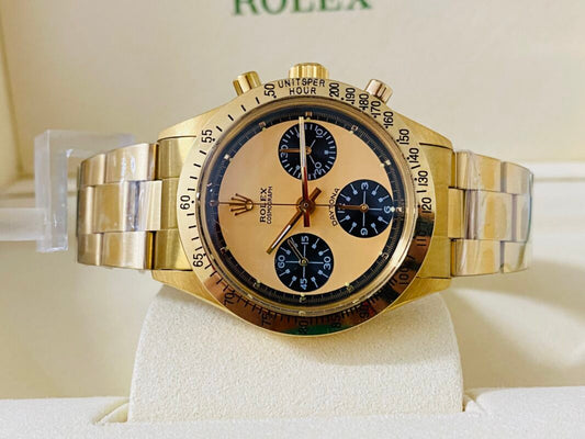 Daytona Vintage Paul Newman vetro plexi oro e champagne ref.6245