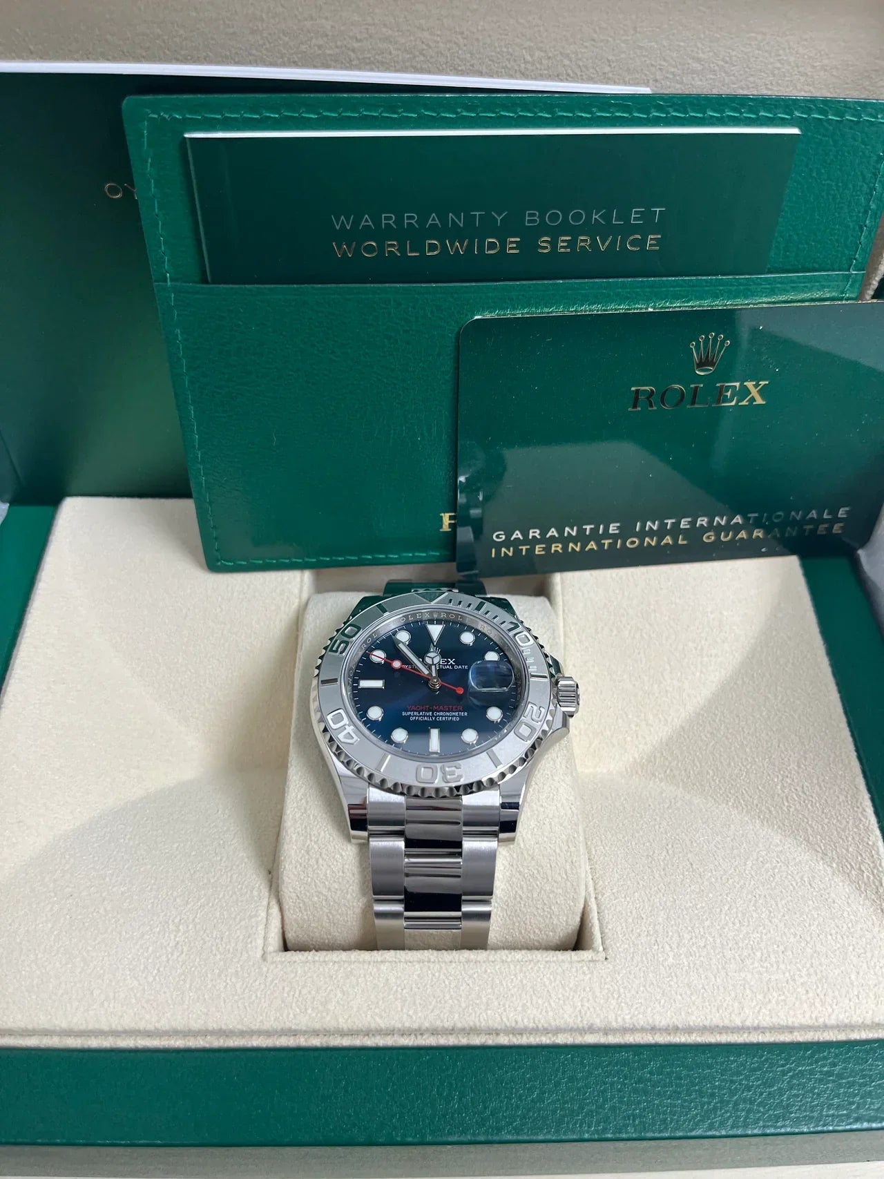 Yacht-master Blu 40 mm 126622