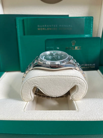 Daydate Oro Bianco-Verde 40mm 228239